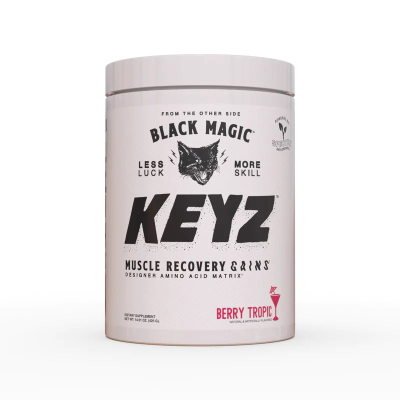 keyz muscle recovery gains amino acid matrix berry tropic