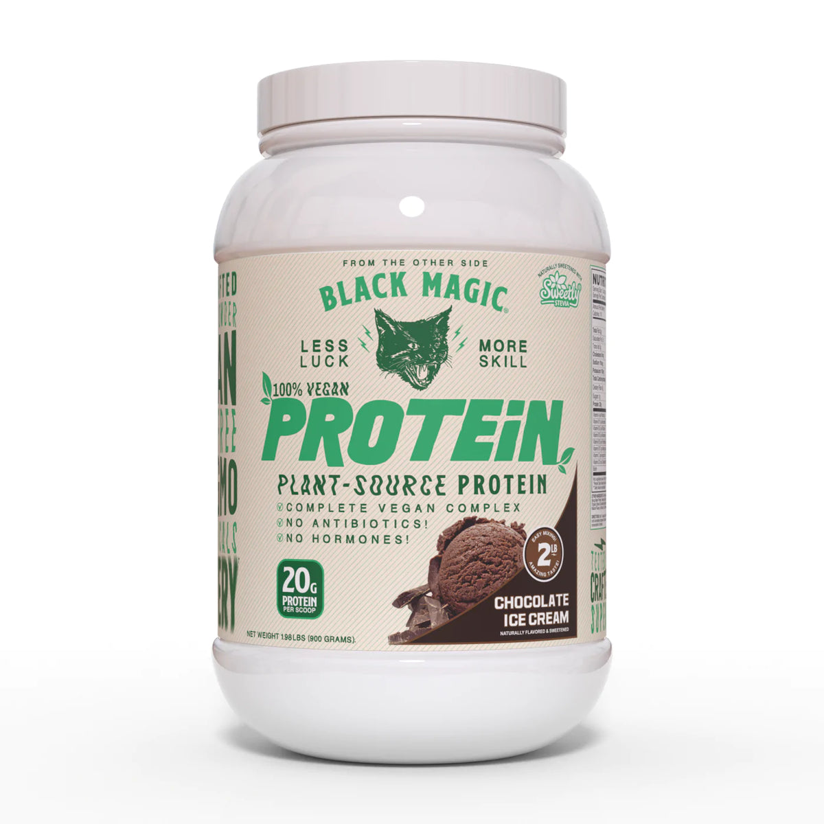 plant-based vegan chocolate protein powder